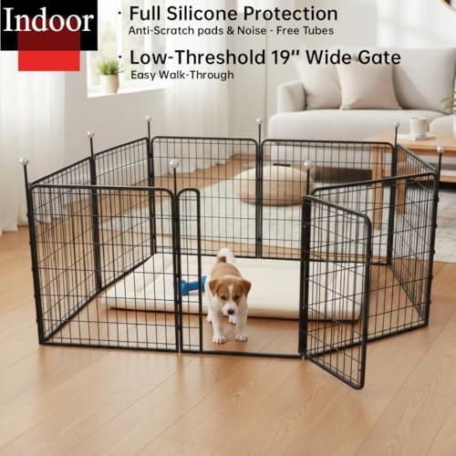 Portable Dog Crates & Playpen, Easy-Carry Straps - Image 3