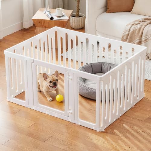 Acrylic Dog Playpen Indoor, Puppy Pens by Zendova