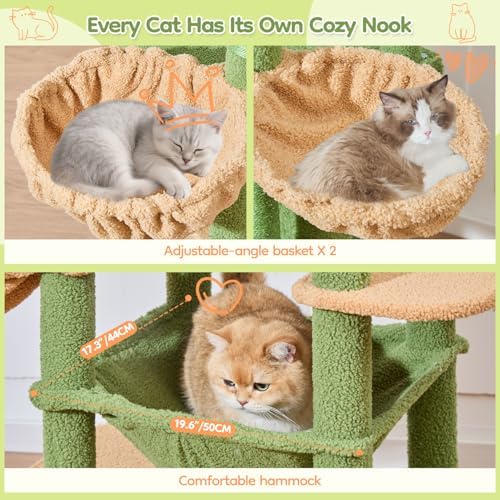 Taoqimiao 72 in Cat Tree, XXL Cat Tower - Image 5