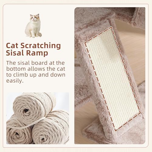Gitelsnour Cat Tree Tower for Indoor Cat, Top Platform - Image 6