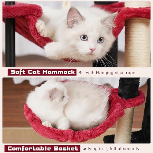 Gitelsnour Cat Tree, 43.3'' Cat Tower - Image 5