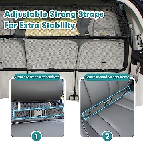 Dog Car Barrier Escape-Proof, Durable Cargo Area Dog Car Gate Trunk Barrier - Image 6