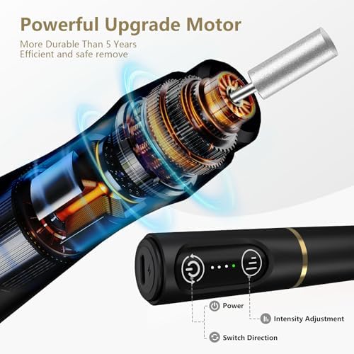 TUOBEO Cordless Nail Drill Electric Nail File Kit, Rechargeable Efile Set - Image 5