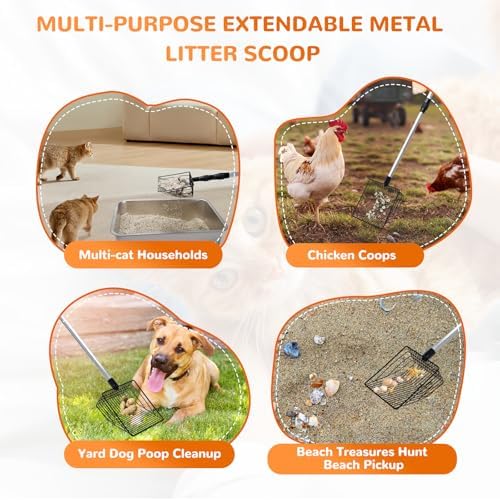PETOCAT Metal Cat Litter Scoop - Image 6