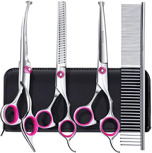 Gimars Dog Grooming Scissors Kit Professional 4CR by Gimars