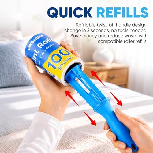 1200 Sheets Lint Roller for Pet Hair, Lint Remover Extra Sticky - Image 6