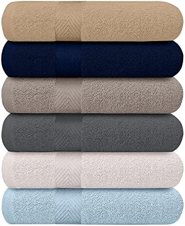 KAHAF Collection 6-Pack Bath Towels by KAHAF+COLLECTION