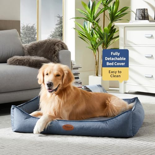 Tidore Orthopedic Dog Beds for Medium Dogs, Durable Egg Crate Foam Sofa Dog Bed - Image 2