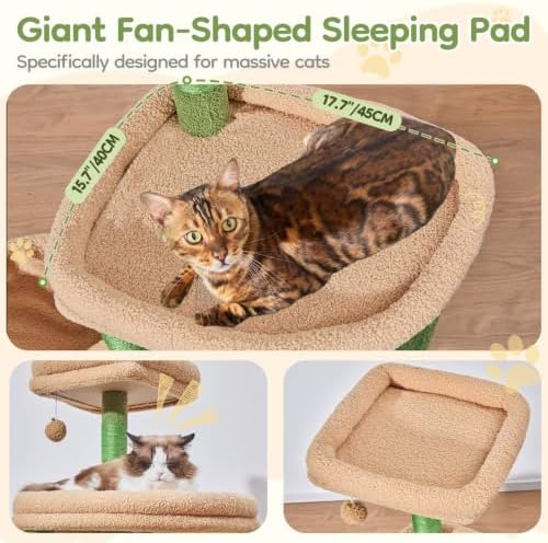Taoqimiao Sturdy Cat Tree, Cat Tower - Image 3
