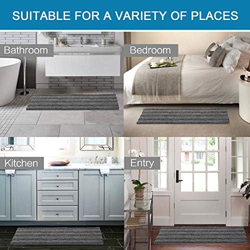 H.VERSAILTEX Bathroom Rugs Bath Mat Runner Rug Non Slip Kitchen Rug Extra Long - Image 6