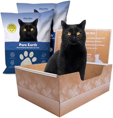 Kitty Poo Club Disposable Cat Litter Box 2-Pack by KittyPooClub