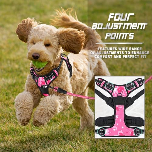 BARKBAY Dog Harness No Pull for Small Sized Dog Front Back Clips, Dog Vest - Image 6