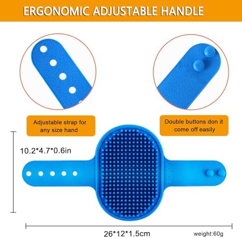 ROPO Dog Bath Brush, Dog Shampoo Brush - Image 5