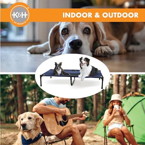 K&H Outdoor Elevated Dog Bed, Cooling Raised Dog Bed, XL 50x32in - Image 6