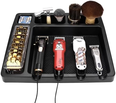 Large Barber Organizer Station, 16 x 12.5 Barber Tray by WelcometoBarberTop