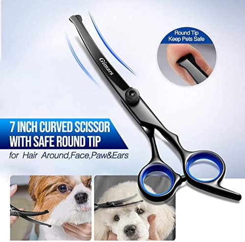 Gimars Dog Grooming Scissors Kit Professional 4CR - Image 3