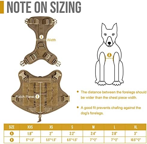 OneTigris Tactical Dog Harness No-Pull Service Vest - Image 5