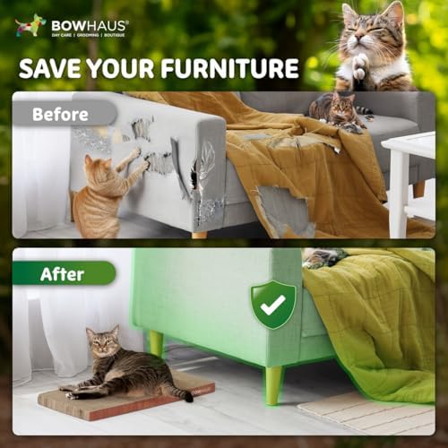 CAPHAUS Infinity Cat Scratcher Lounger, Reversible Scratcher, Large Cat - Image 5