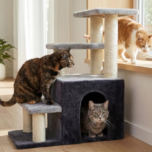 Heybly Cat Scratching Post, Pet Steps - Image 3