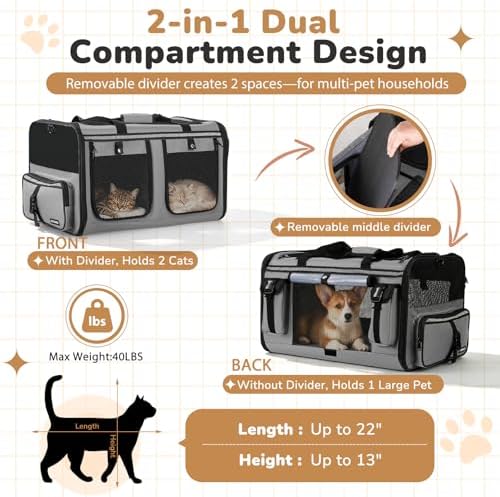 Expandable Extra Large Cat Carrier - Image 2