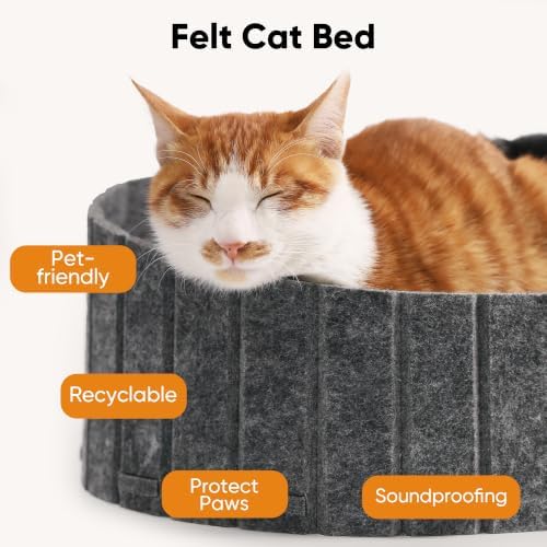 FUKUMARU Cat Scratcher, 24 Inch Sofa Shape Cat Scratching Bed Couch Indoor - Image 5