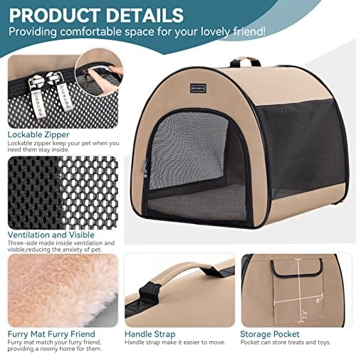 PETSFIT Portable Dog Crate, Travel Dog Crate - Image 3