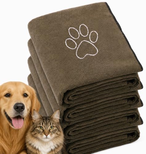 Chumia 4 Pcs Dog Towels for Drying, 30 x 50 Inch by Chumia