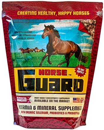 Horse Guard 4.6 lb, Equine Vitamin Mineral Supplement with Organic Selenium & Vitamin E