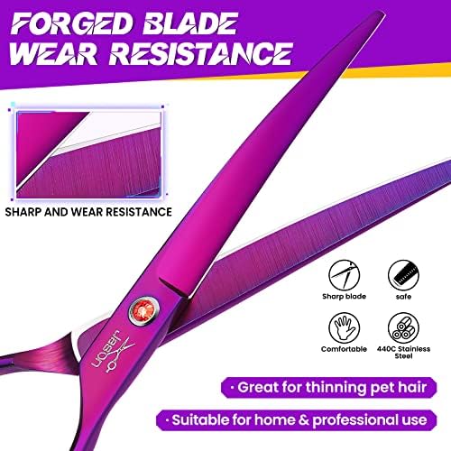 JASON Curved Dog Grooming Scissors - Image 4