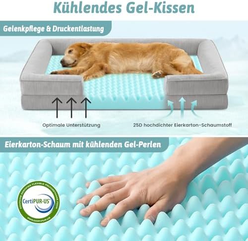 COZY KISS Orthopedic Dog Cooling Bed - Image 3