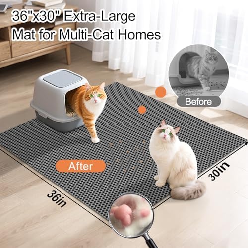 XL Extra Large Cat Litter Box Trapping Mat - Image 2