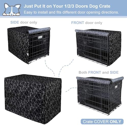 Explore Land Pattern Dog Crate Cover, 48 Inches - Image 5