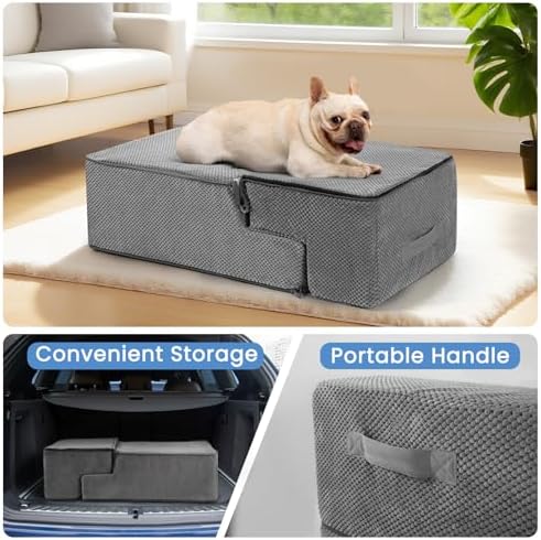 Aodisman Dog Steps for Bed & Couch, 18.5" H 4-Step Pet Stairs for Small Dogs - Image 6