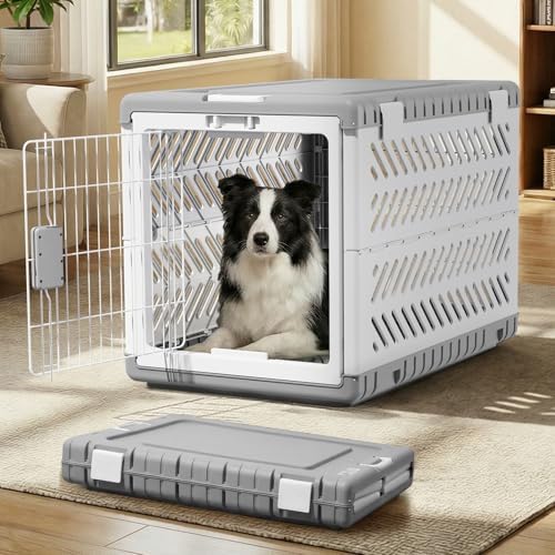 Collapsible Dog Crate for Large/Medium Dogs by GardnerPet