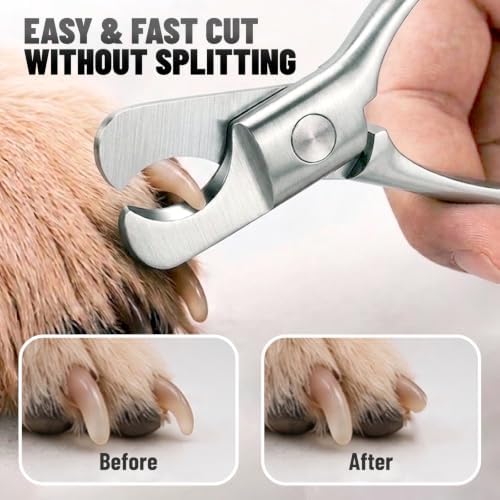 Large Dog Nail Clippers, Heavy Duty Thick Nail Trimmer - Image 3