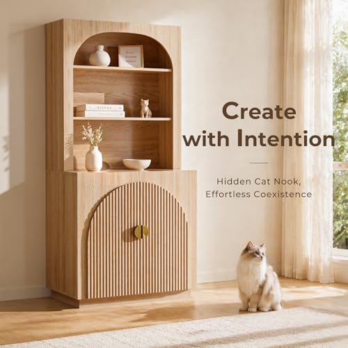Amunrbrek Tall Cat Litter Box Enclosure - Image 2