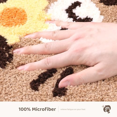 Molesun Cat Bath Mat 16x24, Soft Absorbent Microfiber Bath Rugs - Image 5