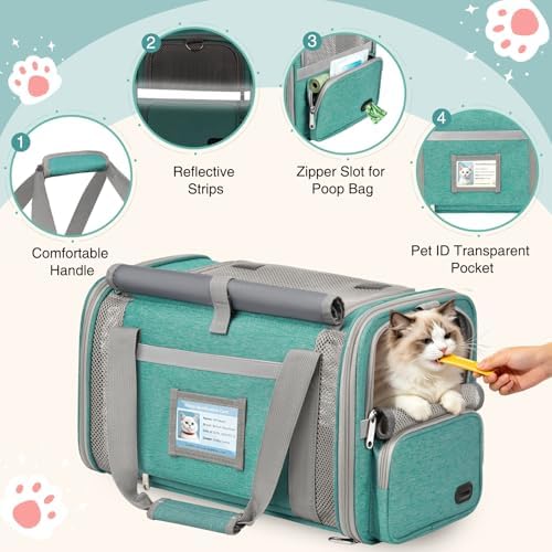 Soft Cat Carrier for Anxious Pets - Image 2