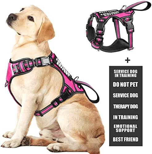 WINSEE Service Dog Vest No Pull Dog Harness by WINSEE