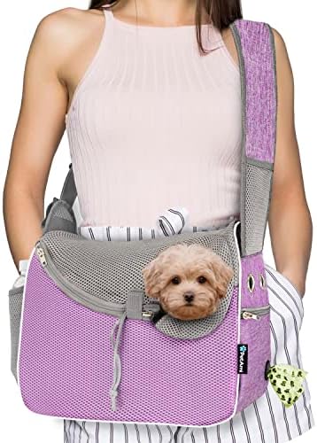 PetAmi Dog Sling Carrier Small Dogs, Hands Free Crossbody Carrier by PetAmi