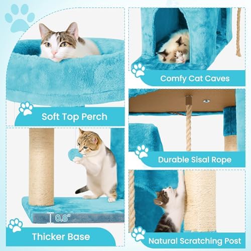 57inch Large Cat Tree Tower Condo - Image 5