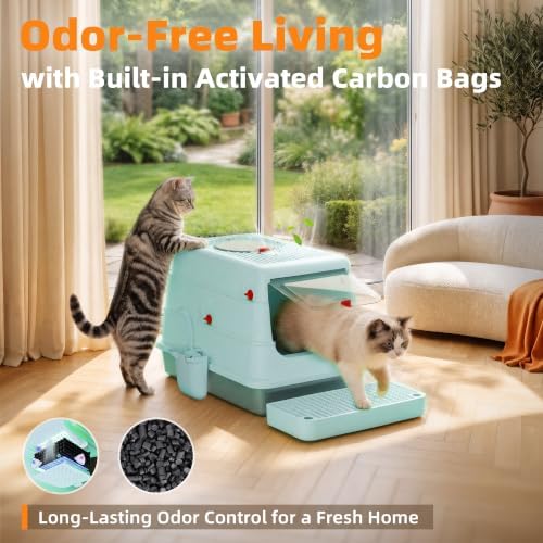4-in-1 Stainless Steel Cat Litter Box - Image 5