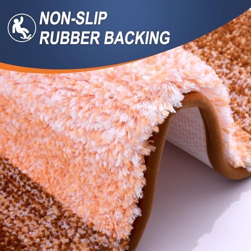 OLANLY Small Bathroom Rugs 24x16, Extra Soft Absorbent Microfiber Bath Rugs - Image 5