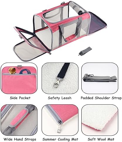 Cat Dog Carrier for Small Medium Cats Pet Carrier for Large and Medium Cats - Image 5