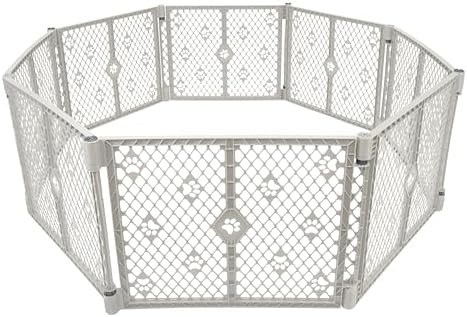 MyPet 8-Panel Paws Petyard, Durable & UV-Resistant Puppy Playpen, by NorthStatesMyPet