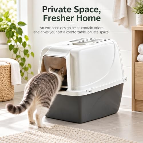 Large Enclosed Cat Litter Box - Image 5