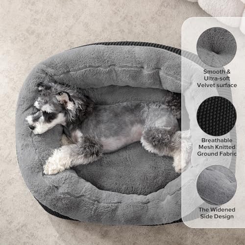 INVENHO Dog Bed Medium Size, Orthopedic Warming Soft Calming Sleeping Durable - Image 2