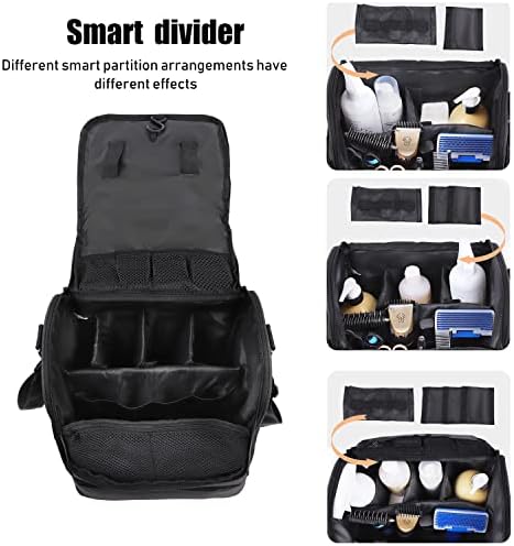 Dog&Cat Grooming Supplies Bag, Adjustable Compartments Grooming Bag - Image 5