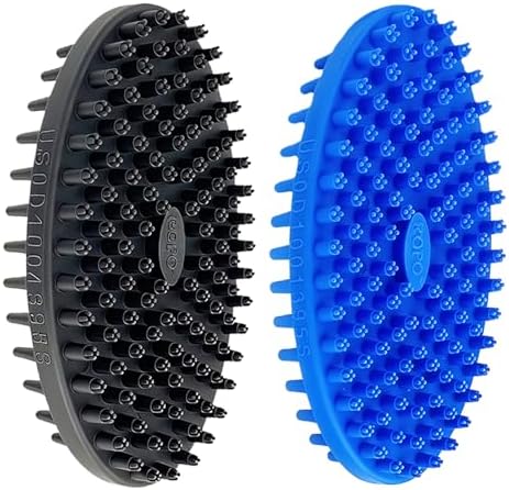 ROPO Double Sided Dog Bath Brush, Pet Grooming Tool by Petsupplies