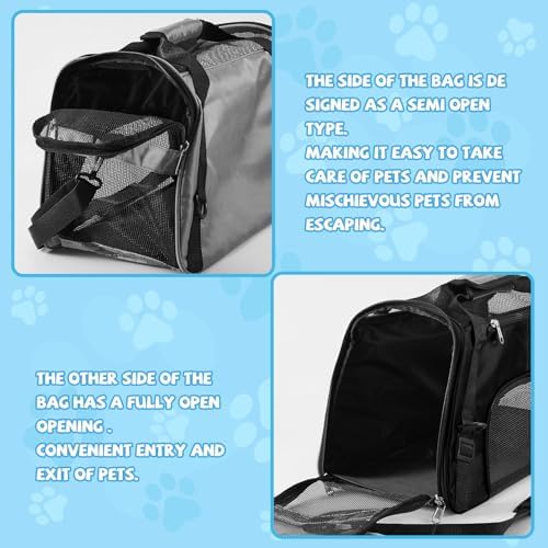 Sweetude 4 Pcs Cat Carrier Soft-Sided Pet Carrying Bag - Image 4